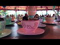 Walt Disney World Magic Kingdom Alice In Wonderland Mad Hatter Tea Party Spinning Cups Ride