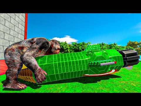 Nuclear Missile Destroys Every Units - Animal Revolt Battle Simulator