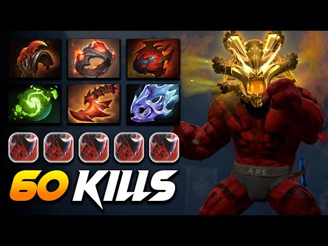 AXE 60 KILLS MEGA EPIC BATTLE - Dota 2 Pro Gameplay [Watch & Learn]