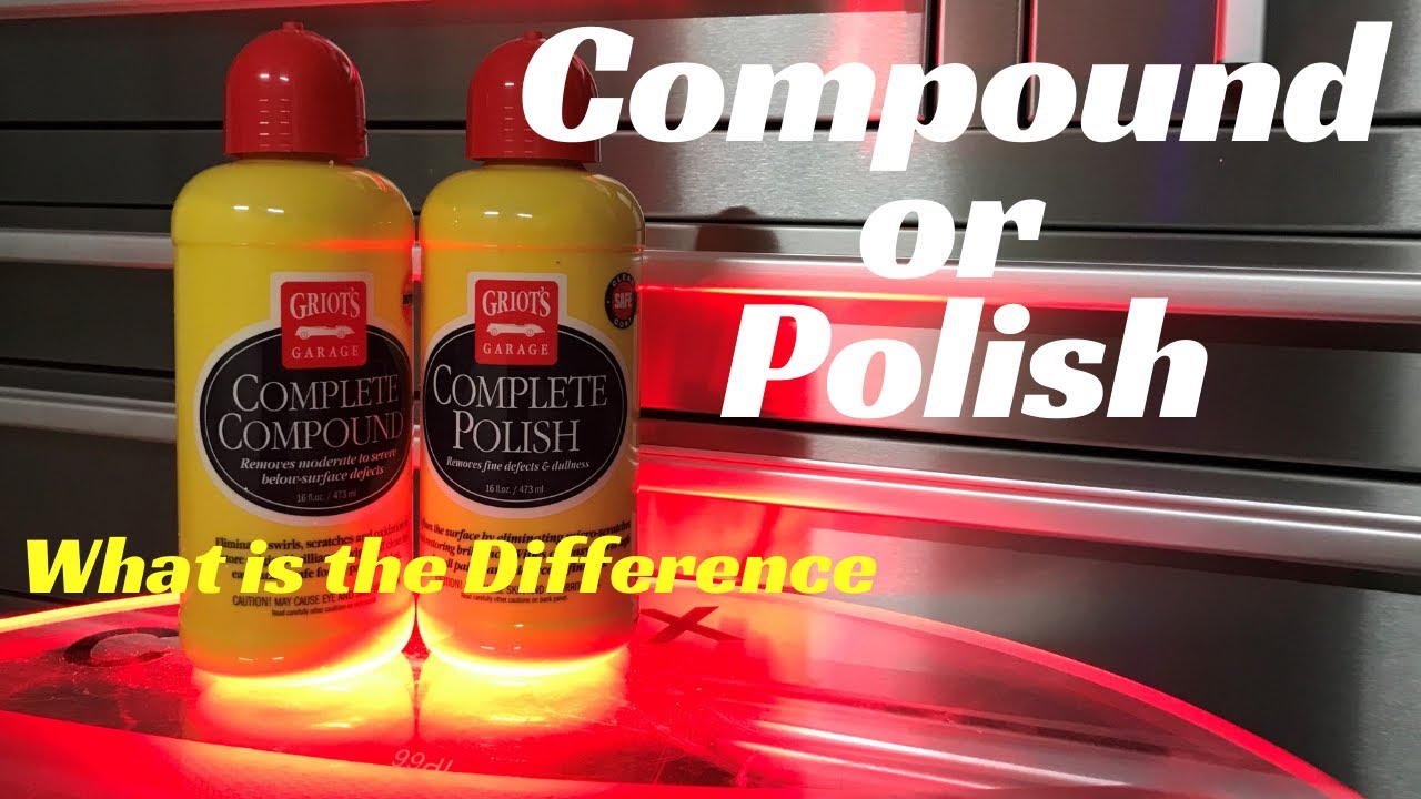 What’s the difference between rubbing compound and polishing compound? More REF