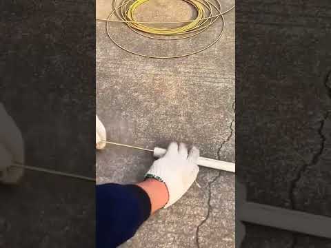 unclog pipe || Wire with cutting edge head || #shorts #shortsvideo #shortsfeed