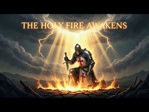 The Holy Fire Awakens||Epic cinematic Christian worship Music #prayer #rain  #templar#night 