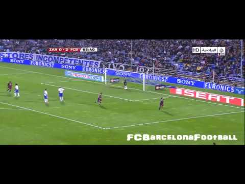 Real Zaragoza vs FC Barcelona 0-2 Highlights (10.23.10) HD