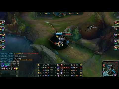 Kha'Zix jungle vs Hecarim "1 vs all 32/12/9"    10.11