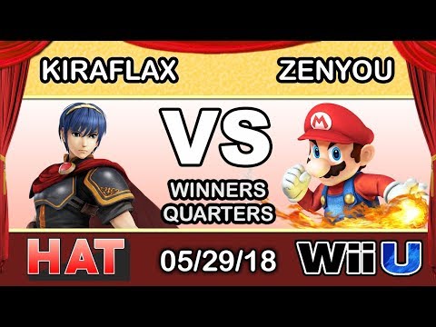 HAT 24 - KiraFlax (Marth) Vs. eM | Zenyou (Mario) Winners Quarters - Smash 4