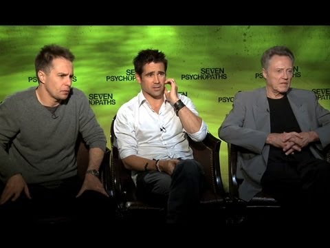 Seven Psychopaths - Christopher Walken, Colin Farrell & Sam Rockwell Interview (JoBlo.com)