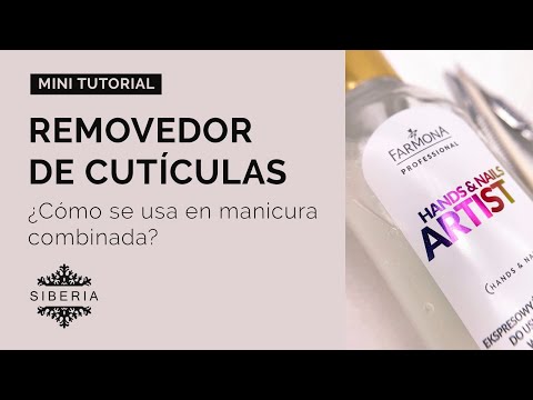 💅 Cómo Usar el Removedor de Cutículas en manicura combinada | FARMONA Nail Artist