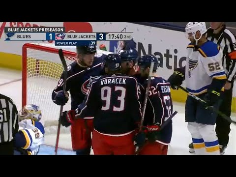 Boone Jenner 4-1 Goal vs. Blues (Sep. 29, 2021)
