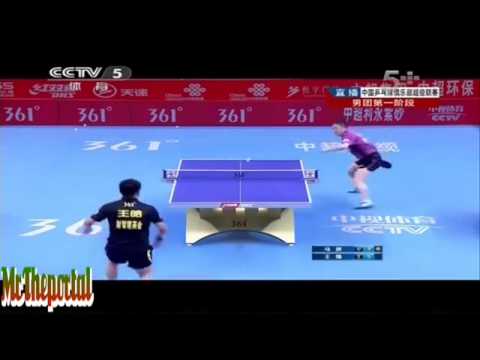 Chinese Table Tennis Super League 2013   Ma Lin Vs Wang Hao