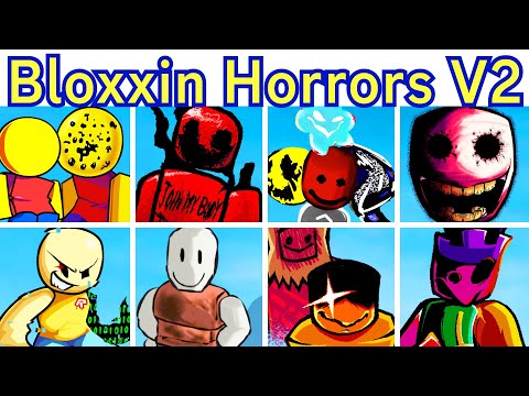FNF BLOXXIN' FUNKIN HORROR V2 [Full Game] + Cutscenes (Roblox Horror)
