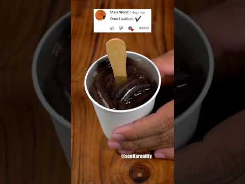 I made OREO ice cream! 😋