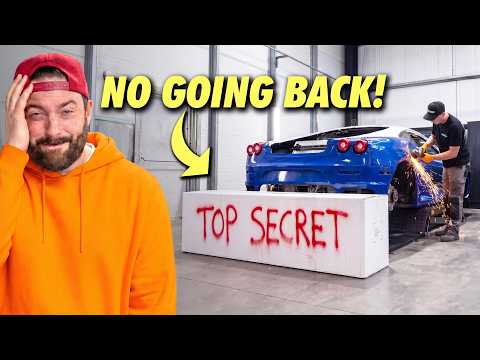CUTTING UP the World’s CHEAPEST Ferrari to fit a RARE bodykit!