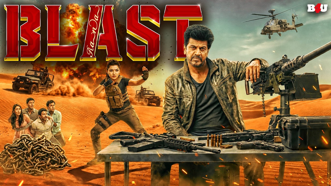 BLAST (HD) - NEW SOUTH INDIAN MOVIES DUBBED IN HINDI FULL HD 2026 - SHIVA RAJKUMAR MOVIE RUSTUM
