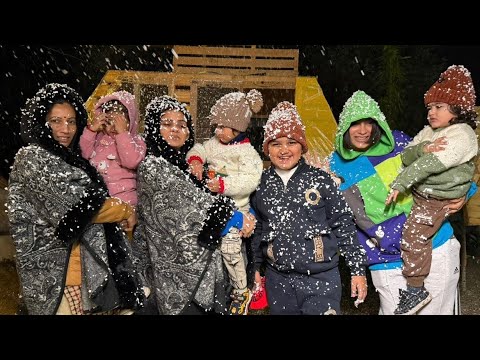 Farm par hui snowfall