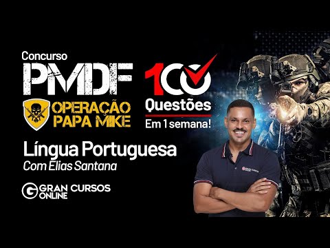 Operation Papa Mike PM DF - 100 questions in 1 week | Portuguese Language with Elias Santana