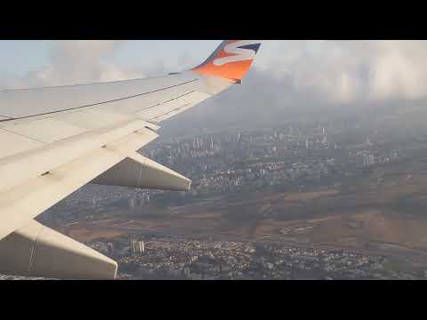 TAKE OFF TLV 737 OVER TEL AVIV