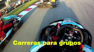preview picture of video 'Kartodromo de Tapia, carreras de resistencia en karts y grupos'