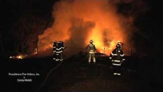 preview picture of video 'vacant building burns to the ground in Smithfield, RI'