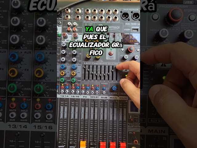 Vídeo relacionado con Ecualizador Digital De 31 Bandas Ecualizador De Audio Gráfico Estéreo con 21 Efectos Preestablecidos Ajuste De Graves Medios Agudos Reducción Automática De Ruido Montaje En Rack 1u para Estudio