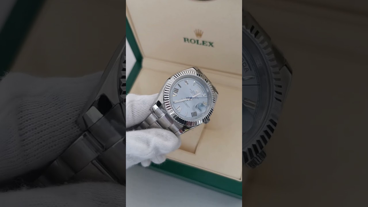 rolex day date azul claro feminimo masculino unisexx