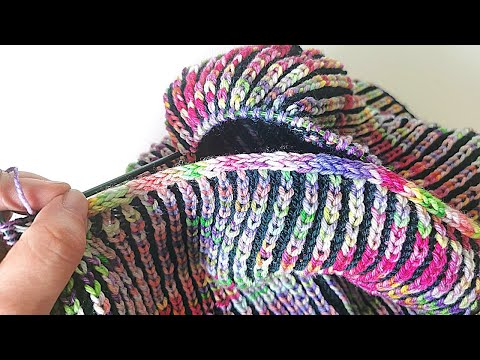 Cast off the cord in rounds