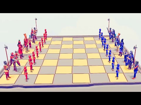 CHESS OF THE SAME FACTION AGAINST EACH OTHER  - Totally Accurate Battle Simulator | TABS