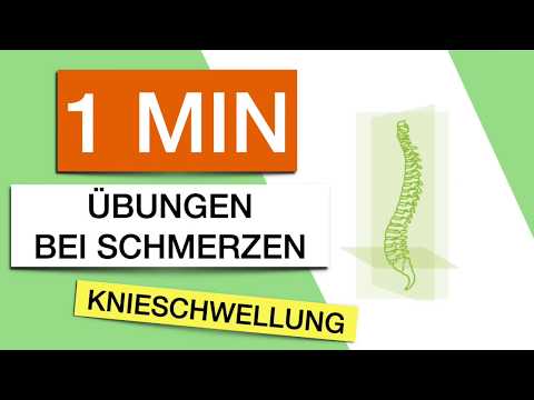 Knieschwellung - Übungen für Zuhause