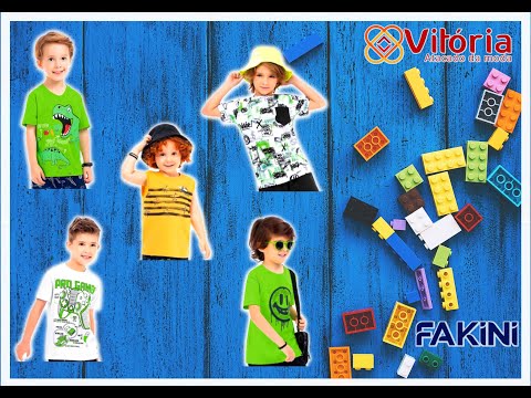 KIT FAKINI CAMISETAS INF. 25 PEÇAS