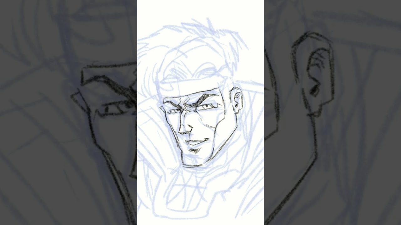 Haz esto para dibujar a gambit #drawing #shorts #process #viral #video #art