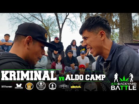 KRIMINAL VS ALDO CAMP | CUARTOS DE FINAL | OLYMPO BATTLES CO | 420 BACKYARD BATTLE | 2023