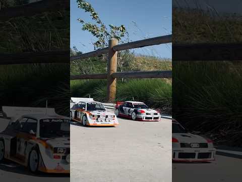 Iconic Audi rc cars race🚗💨#rccar #rcracing #audi #imsa #shorts