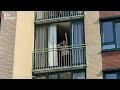 Nationale Balkon Beweegdag op het bordes van Paleis Soestdijk  [RTV Utrecht]