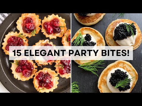 15 Elegant One-Bite Appetizers for Impressive Parties   #appetizers  #sharpaspirant