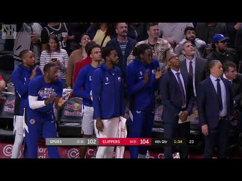 Final Minutes, San Antonio Spurs vs Los Angeles Clippers | 02/03/20 | Smart Highlights