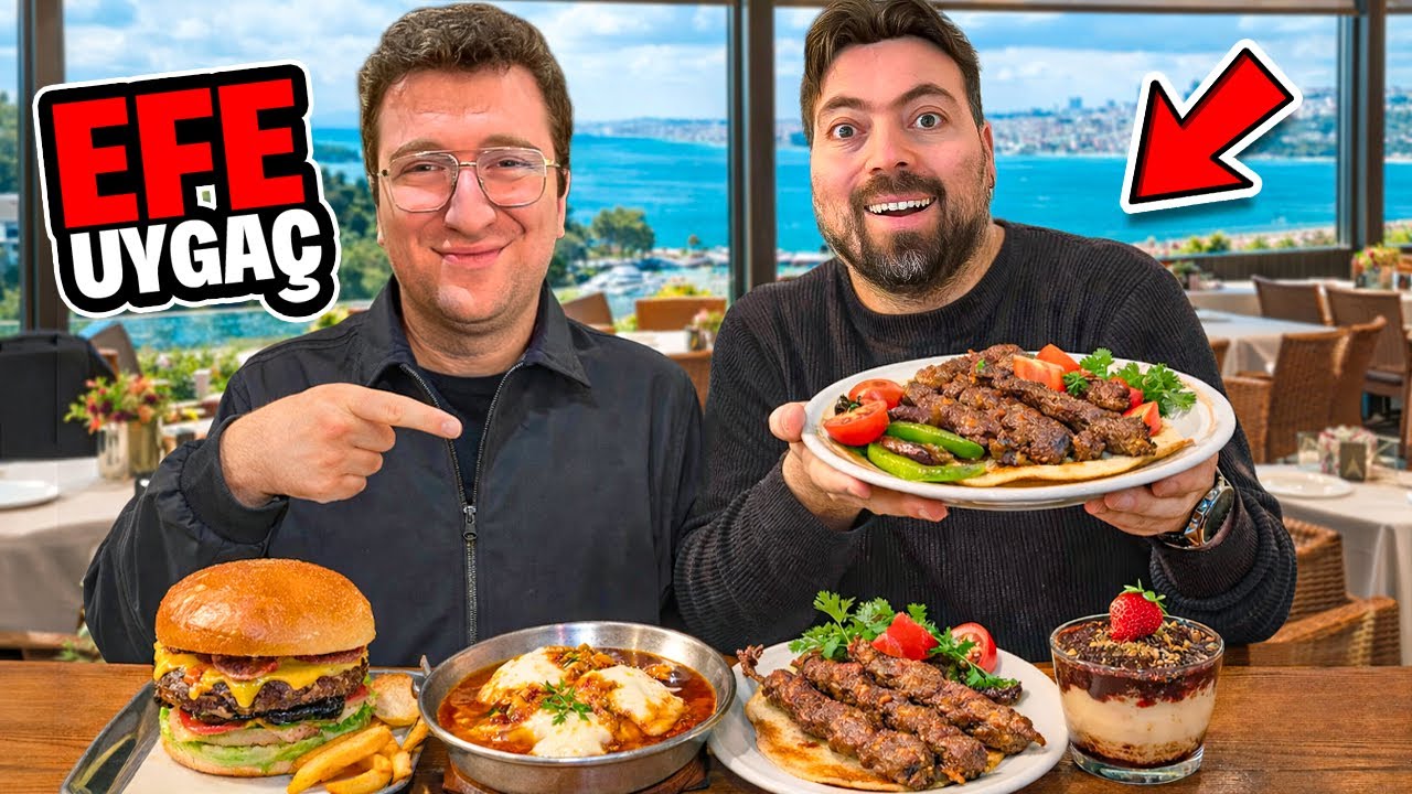 @EfeUygaçYoutube 'IN FAVORİ YEMEKLERİNİ DENEDİK!