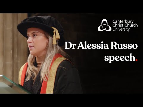 Alessia Russo Honorary Doctorate Award Presentation and Speech - Canterbury Christ Church University