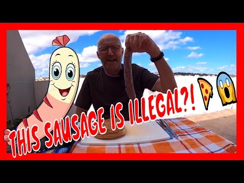 The Biggest Maltese Sausage (Maybe in the World)… on a Pizza! 🇲🇹🍕