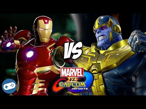 Iron Man VS Thanos Marvel vs Capcom Infinite Gameplay