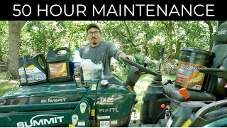 Summit TX25 Tractor - 50 Hour Maintenance - Difficult