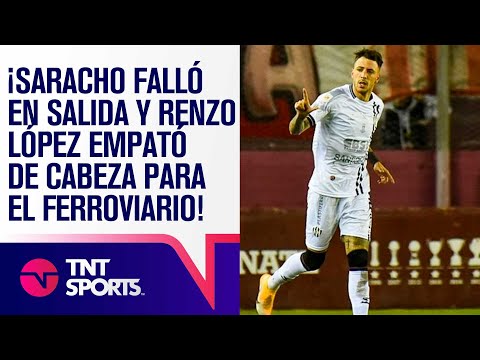 ¡SARACHO falló en salida y RENZO LÓPEZ empató de CABEZA para el FERROVIARIO! ⚽️