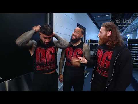 The Usos & Sami head into Roman Reigns locker room to discuss War Games: SmackDown, Nov. 15, 2024