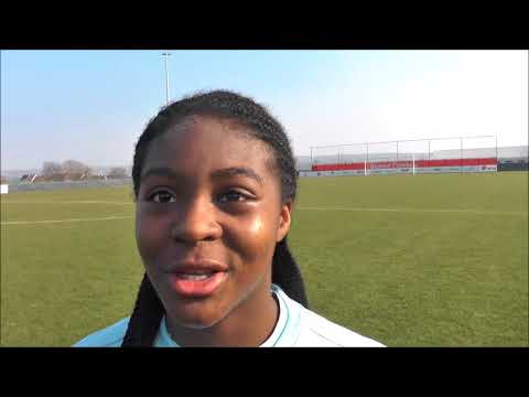 Esther Buabadi na België U17 - Tsjechië U17 op 21.02.2018