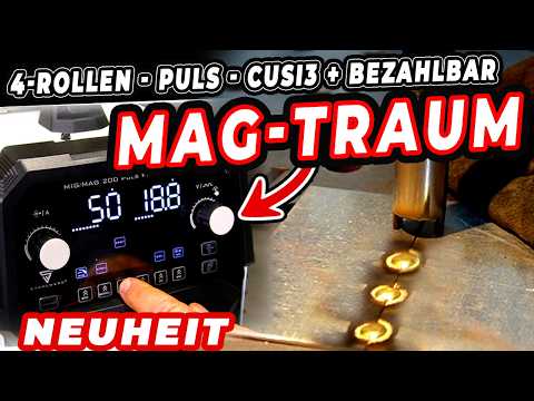 Profi POWER zum Sparpreis - das neue super Schweißgerät! MIG 200 Puls Pro Stahlwerk