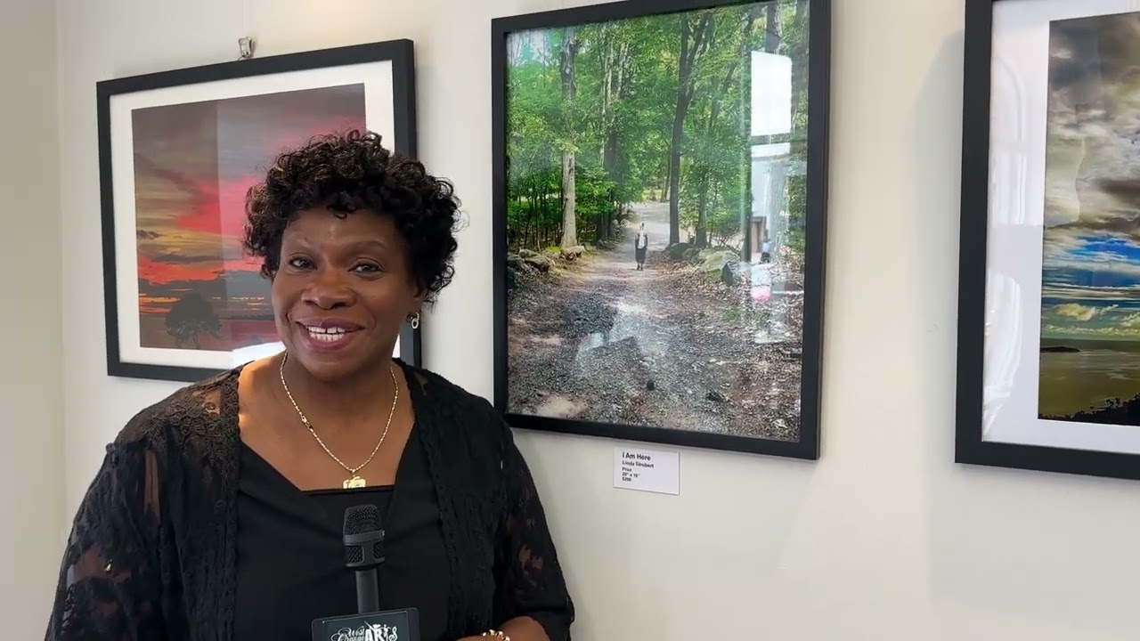Linda Strobert Discusses Her Newest Artwork at the West Orange Art Gallery, West Orange, NJ