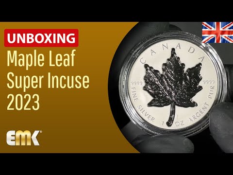 UNBOXING EN: Maple Leaf - Super Incuse - 2023 - 1 Oz Silver - Reverse Proof - with Rhodium Plating