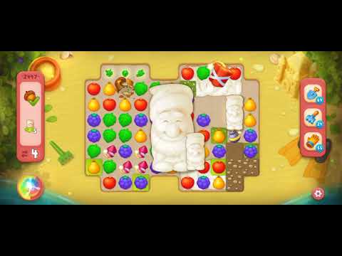 Gardenscapes Level 2447 [Hard Level] #androidgameplay #tranding #gardenscapesgame #viral #game