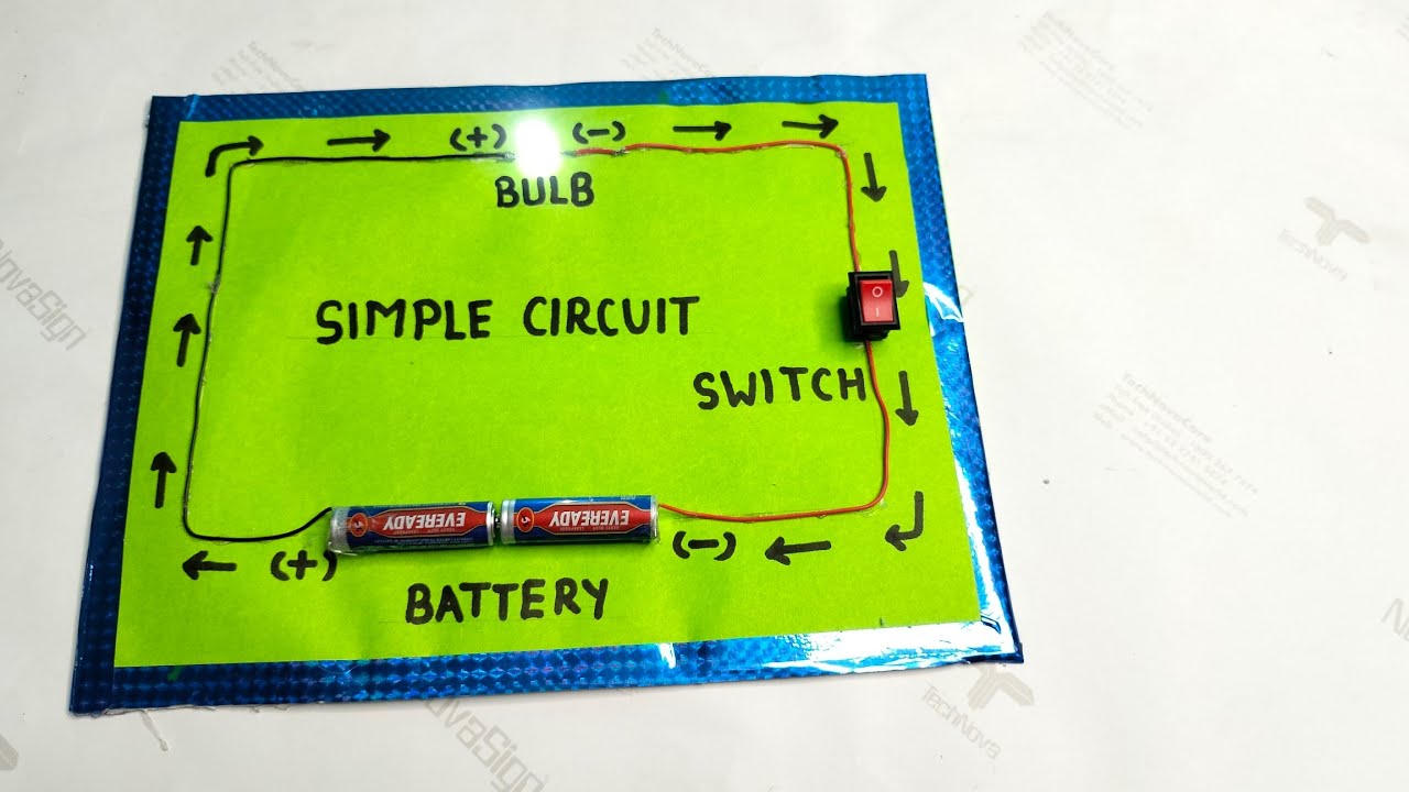 Simple Electric Circuit with  Pencil Cell/How to make Simple Circuit/Physics scien/Electric Circuit