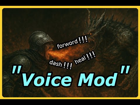 Beating the First Dark Souls Boss Using ONLY Voice Commands (1 Hour Challenge)