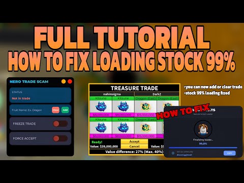 HOW TO FIX LOADING STOCK AT 99,9% IN DELTA EXECUTOR TRADE SCAM SCRIPT