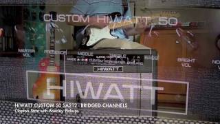 Video thumbnail for HIWATT SA212 Custom 50 Combo: 'Best Of' compilation of Burg's longer demos. by Brett Kingman